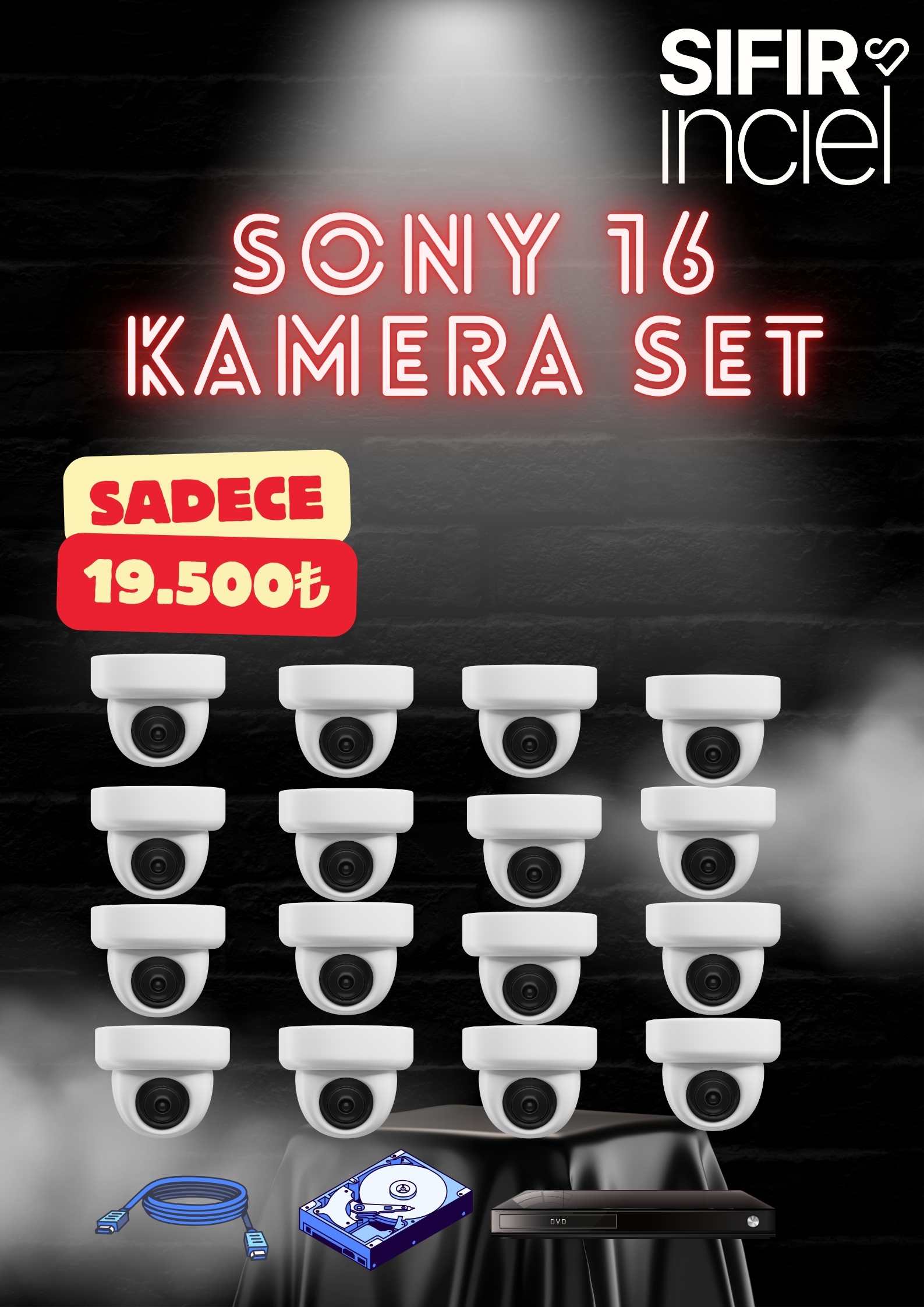 Sony 16  kamera SET